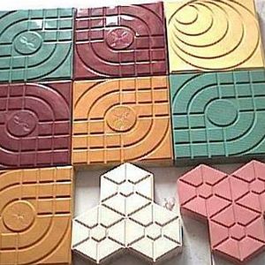 彩色光亮砖